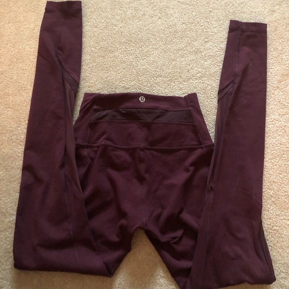 Lululemon mesh back wonder under leggings size 4 - Picture 2 of 5